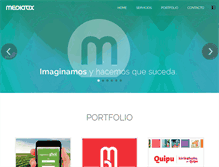 Tablet Screenshot of mediatix.com.ar