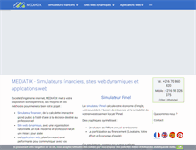 Tablet Screenshot of mediatix.com